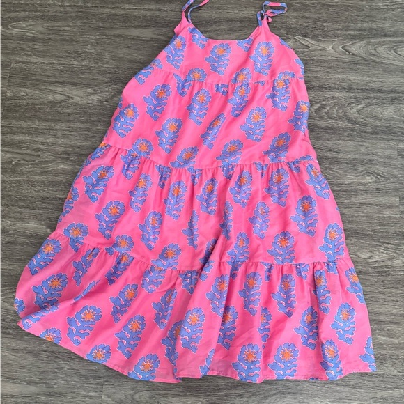 J Marie the piper tiered dress - reversible size small. Pink and blue. - Picture 4 of 9